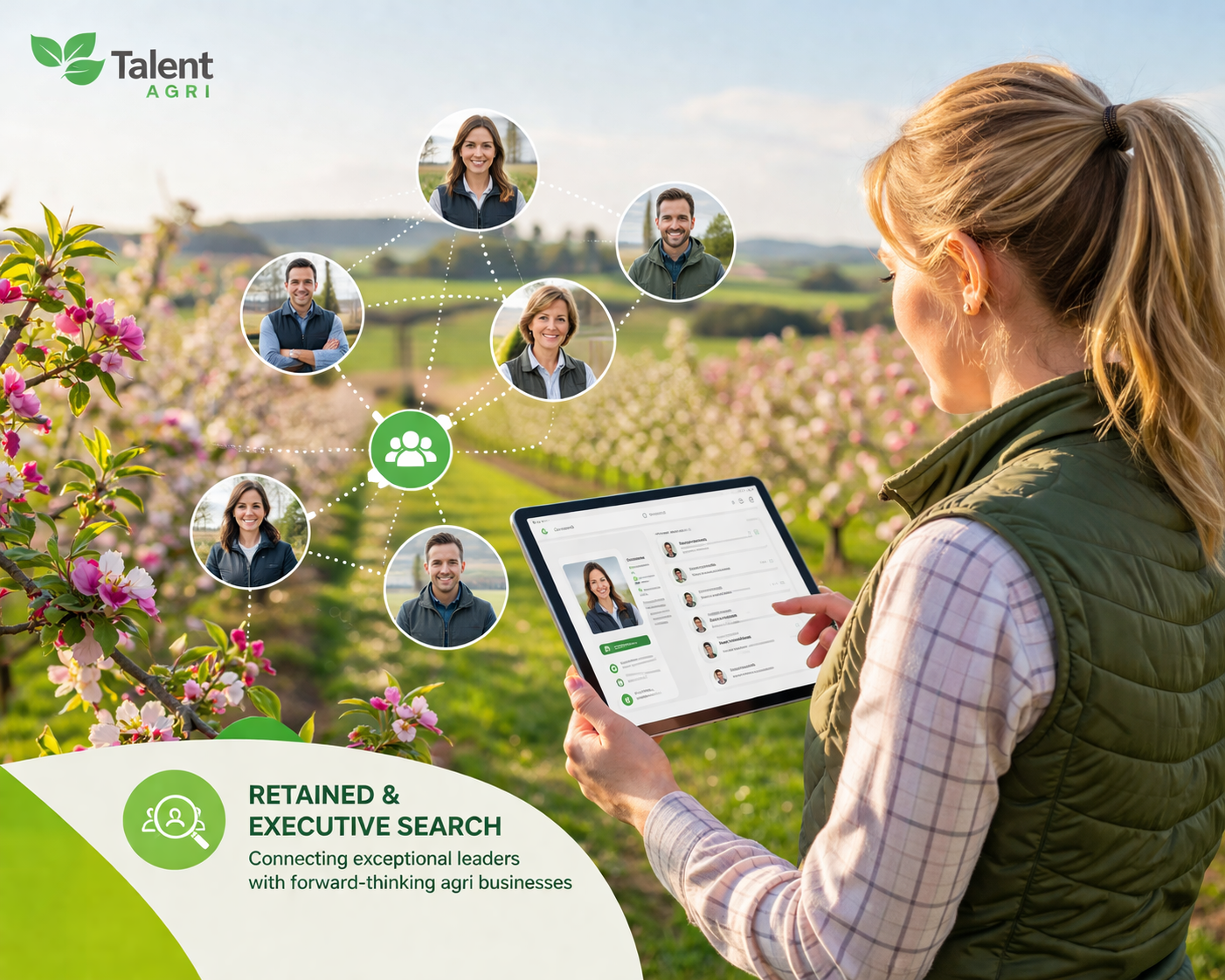 Retained agricultural recruitment search planning